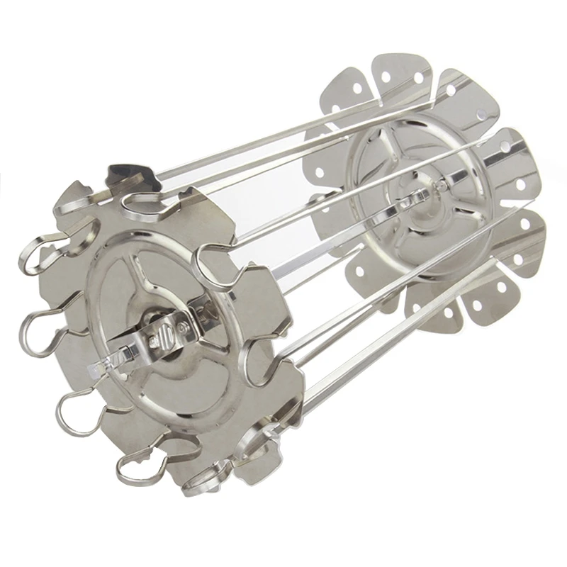 Hot-Stainless Steel Grilled Cage BBQ Roaster Barbecue Kebab Maker Meat Skewer Machine BBQ Grill Kitchen Air Fryer Accessories
Hot-Stainless Steel Grilled Cage BBQ Roaster Barbecue Kebab Maker Meat Skewer Machine BBQ Grill Kitchen Air Fryer Accessories