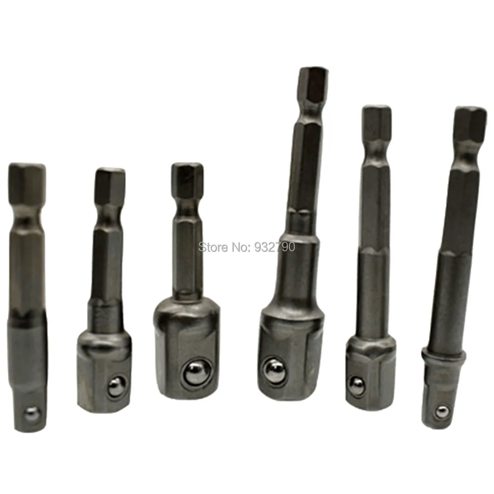 6pcs Socket Adapter Set Converts Impact Drill Bits Driver Adapter 1/4"x65mm 3/8"x65mm 1/2"x72mm 1/4"x50mm 3/8"x50mm 1/2"x50mm
6pcs Socket Adapter Set Converts Impact Drill Bits Driver Adapter 1/4"x65mm 3/8"x65mm 1/2"x72mm 1/4"x50mm 3/8"x50mm 1/2"x50mm