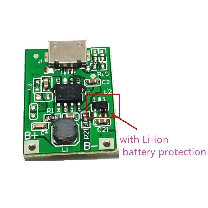 5V Step-Up Power Module Lithium Battery Charging Protection Board Boost Converter 5v1a USB For DIY Charger power bank pcb bms
5V Step-Up Power Module Lithium Battery Charging Protection Board Boost Converter 5v1a USB For DIY Charger power bank pcb bms