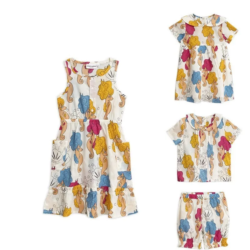 Kids Dresses 2019 Min R Summer Girls Full Hippocampus Print Dress Baby Children New Fashion Beach Clothes
Kids Dresses 2019 Min R Summer Girls Full Hippocampus Print Dress Baby Children New Fashion Beach Clothes