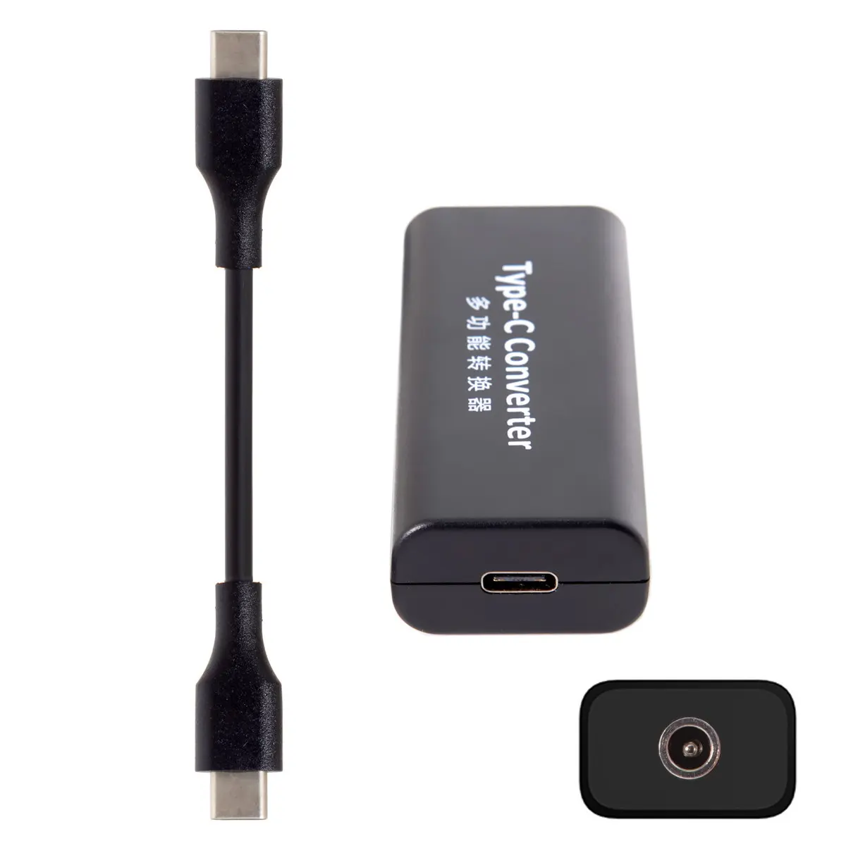 USB-C Type-C Power to DC 5.5*2.1mm Jack Input Charged Cable 45w for Mac book Laptop Tablet Cell phone Black
USB-C Type-C Power to DC 5.5*2.1mm Jack Input Charged Cable 45w for Mac book Laptop Tablet Cell phone Black