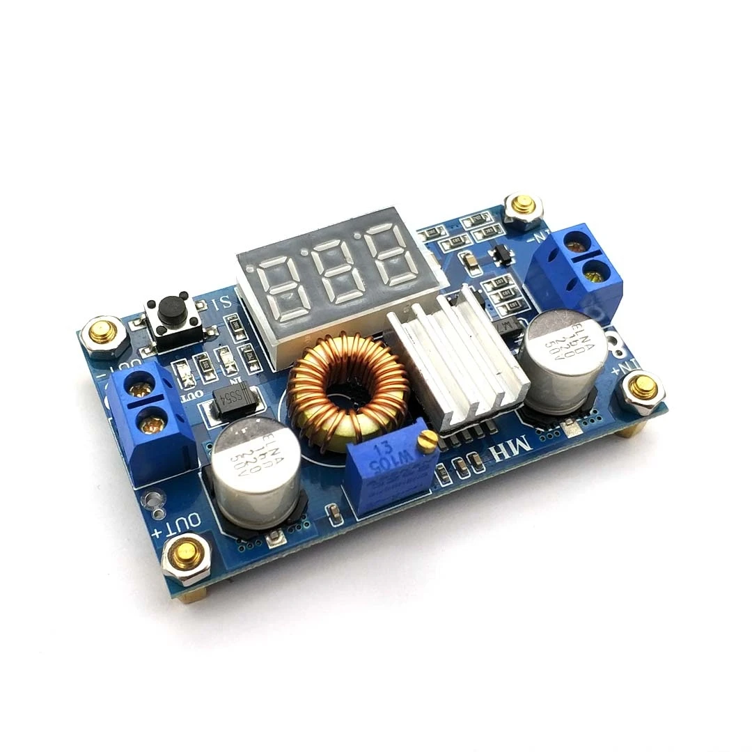 XL4015 75W DC-DC 5A Voltage Regulators Module Adjustable Buck Module With Voltmeter Display
XL4015 75W DC-DC 5A Voltage Regulators Module Adjustable Buck Module With Voltmeter Display