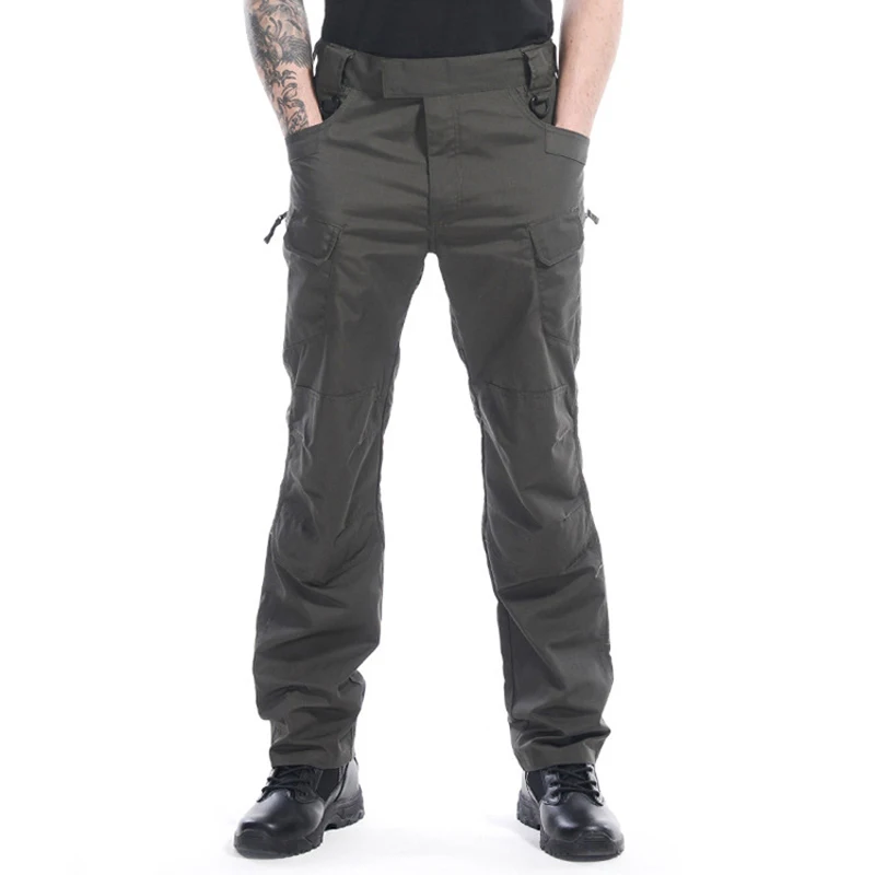 New Men's Tactical Pants Multiple Pocket Elasticity Military Waterproof Pant Outdoor Camping Training Climbing Tooling Trousers
New Men's Tactical Pants Multiple Pocket Elasticity Military Waterproof Pant Outdoor Camping Training Climbing Tooling Trousers