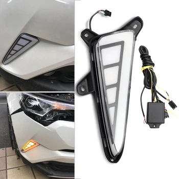 2Pcs LED Daytime Running Lights W/ Signal Kit For Toyota C-HR CHR 2016-2017 Dual Color
2Pcs LED Daytime Running Lights W/ Signal Kit For Toyota C-HR CHR 2016-2017 Dual Color