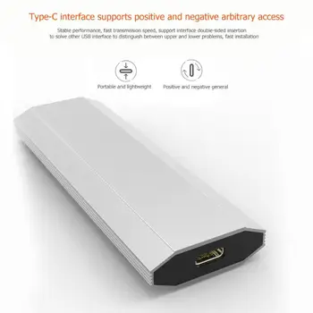 USB 3.1 Type C to M.2 M Key SSD Enclosure 2230/2242/2260/2280 NVMe Hard Disk Drive Case 10Gbps 12TB
USB 3.1 Type C to M.2 M Key SSD Enclosure 2230/2242/2260/2280 NVMe Hard Disk Drive Case 10Gbps 12TB