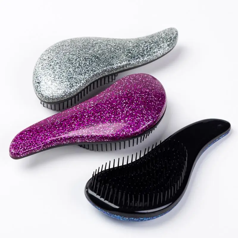 1PC Glitter Handle Tangle Detangling Comb Shower Hair Brush detangler Salon Styling Tamer Tool hairbrush
1PC Glitter Handle Tangle Detangling Comb Shower Hair Brush detangler Salon Styling Tamer Tool hairbrush
