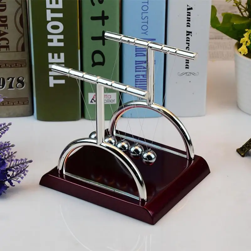 T-type Metal Newton Billiards Creative Physics Science Newton Pendulum Educational Science Experiment Toys Desktop Decor Gift
T-type Metal Newton Billiards Creative Physics Science Newton Pendulum Educational Science Experiment Toys Desktop Decor Gift