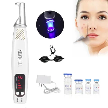 

Picosecond Laser Pen Red/Blue Light Therapy Scar Tattoo Acne Freckle Mole Removal Melanin Diluting Face Skin Treatment Machine