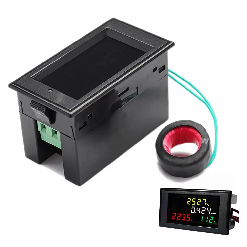 100A AC 200-450V LED Digital Voltmeter Ammeter Power Energy Voltage Current Meter Charger Tester Detector Monitor
100A AC 200-450V LED Digital Voltmeter Ammeter Power Energy Voltage Current Meter Charger Tester Detector Monitor