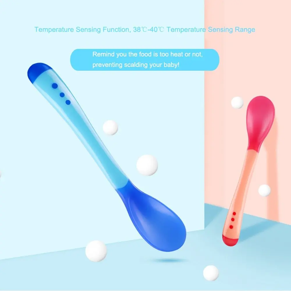 Newborn Infant Baby Spoon&Fork Tableware Safety Temperature Sensing Baby Feeding Spoon Flatware Random Color
Newborn Infant Baby Spoon&Fork Tableware Safety Temperature Sensing Baby Feeding Spoon Flatware Random Color