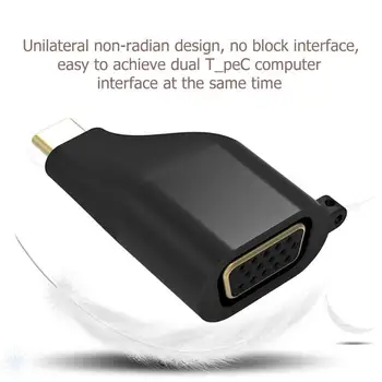 USB Type C To VGA Female Adapter Single-Sided non-arc Design Computer VGA Connector Accessary For PC/Laptop
USB Type C To VGA Female Adapter Single-Sided non-arc Design Computer VGA Connector Accessary For PC/Laptop