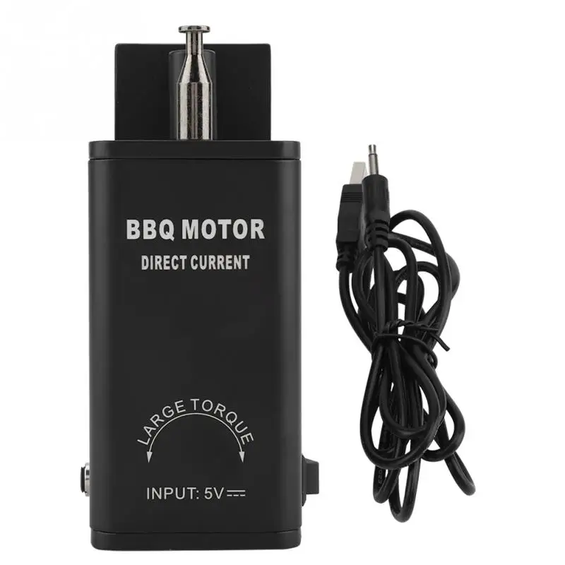 DC 5W Convenient BBQ Roast Rotisserie Grill Motor Roaster Barbecue Tool Aluminum Accessories with USB Cable Black
DC 5W Convenient BBQ Roast Rotisserie Grill Motor Roaster Barbecue Tool Aluminum Accessories with USB Cable Black