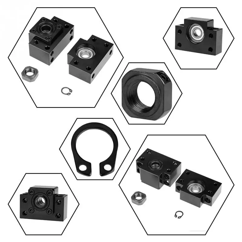 1Set Ball Screw Bearing Fixed+Floated Side Bearing Housing Pillow Block Mounted Support Mount End Supports Bearing Set BK12+BF12
1Set Ball Screw Bearing Fixed+Floated Side Bearing Housing Pillow Block Mounted Support Mount End Supports Bearing Set BK12+BF12