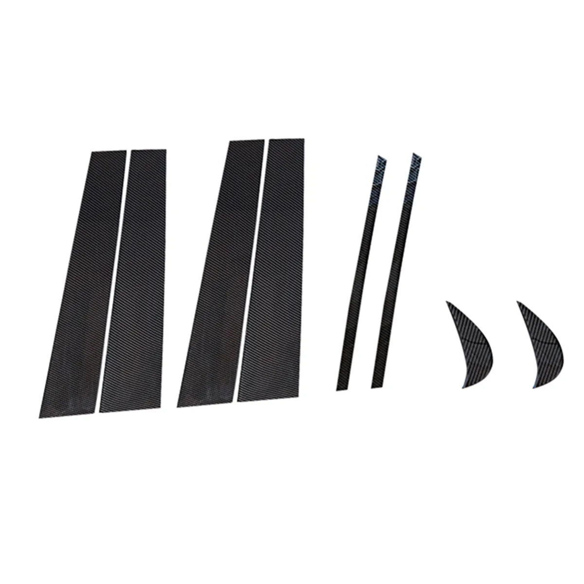 8PCS/set Carbon Fiber and Bright Black A+B+C Column Decoration Stickers for Toyota Camry 2018 XV70 8th Car Accessories
8PCS/set Carbon Fiber and Bright Black A+B+C Column Decoration Stickers for Toyota Camry 2018 XV70 8th Car Accessories