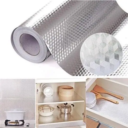 61x300CM Aluminum Foil Paper Self-adhesive Wall Sticker Kitchen Oil Proof Self-adhesive Kitchen Oil Dirt Proof Sticker
61x300CM Aluminum Foil Paper Self-adhesive Wall Sticker Kitchen Oil Proof Self-adhesive Kitchen Oil Dirt Proof Sticker