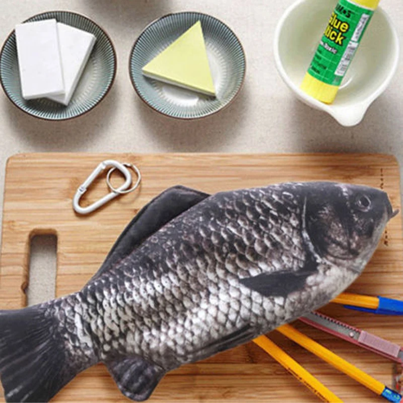 Brand New Style Crucian Carp Pen Bag Simulated Fish Shape New Fashion Pencil Case Zip Pouch Coin Purse Bags 
Brand New Style Crucian Carp Pen Bag Simulated Fish Shape New Fashion Pencil Case Zip Pouch Coin Purse Bags