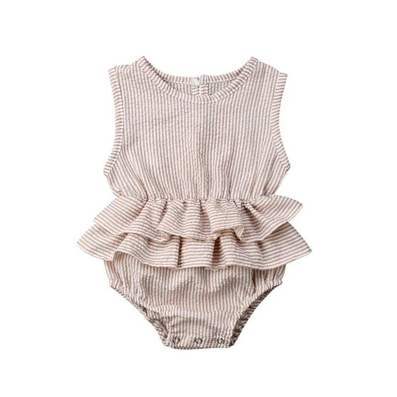Newborn Kids Baby Girls Clothes Sleeveless solid Ruffle cotton Bodysuit round neck casual lovely Toddler Tops one pieces
Newborn Kids Baby Girls Clothes Sleeveless solid Ruffle cotton Bodysuit round neck casual lovely Toddler Tops one pieces