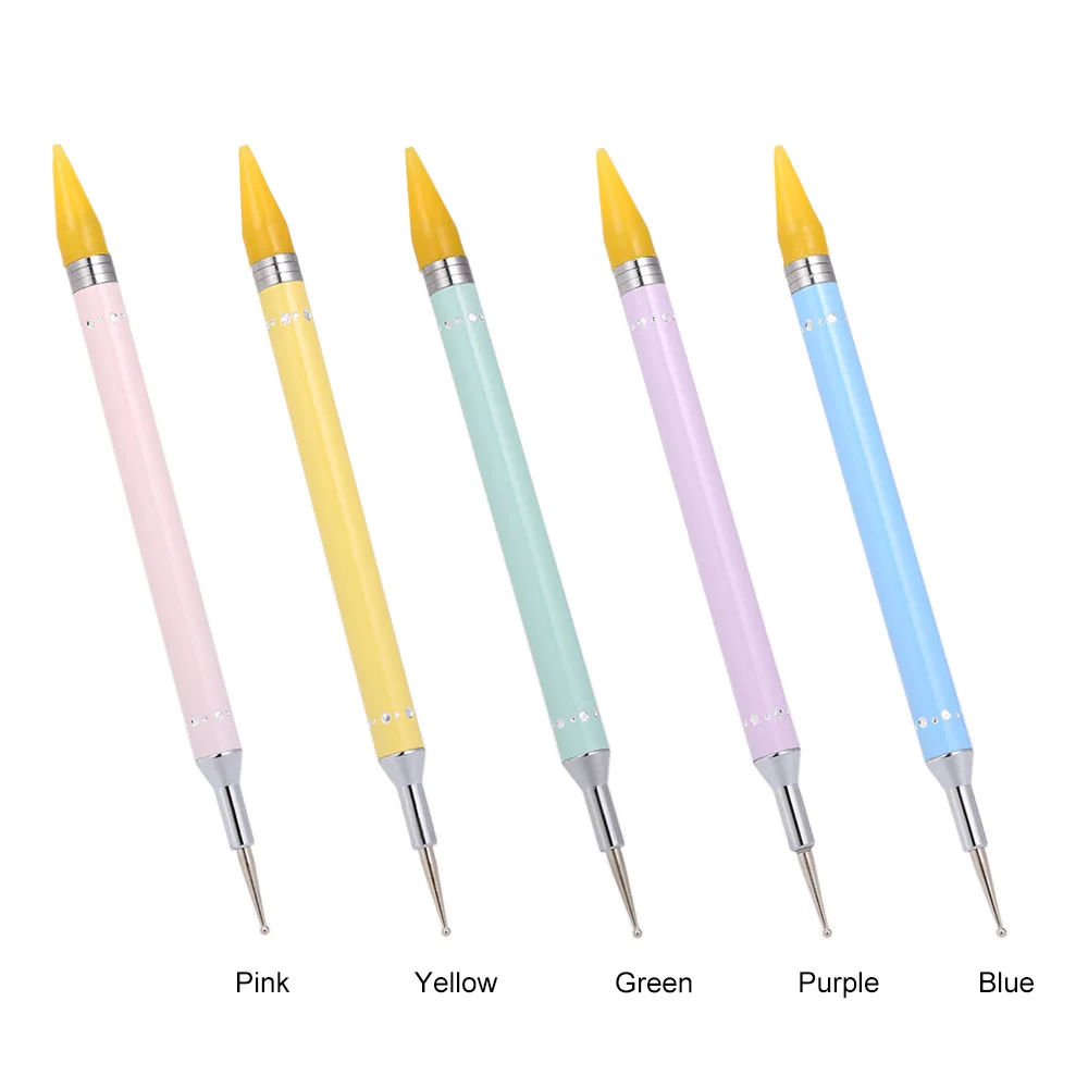 Nail Art Wax Dotting Pen Dual-ended Pencils Picker Nail Tools Steel Rhinestone Handle Nail Art Dotting
Nail Art Wax Dotting Pen Dual-ended Pencils Picker Nail Tools Steel Rhinestone Handle Nail Art Dotting