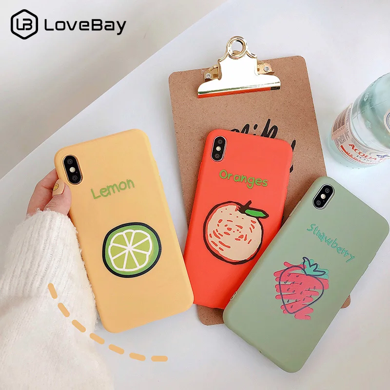 Lovebay Fruit Watermelon Phone Cases For iphone XS Max XR X 6 6S 7 8 Plus Soft Silicone Cute Orange Lemon Back Case Cover Shells
Lovebay Fruit Watermelon Phone Cases For iphone XS Max XR X 6 6S 7 8 Plus Soft Silicone Cute Orange Lemon Back Case Cover Shells