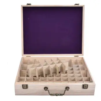 Natural Color Wood Essential Oil Bottle Storage Box 72 Grid Oversized Model Multiple Compartments Natural Essential Oil Display
Natural Color Wood Essential Oil Bottle Storage Box 72 Grid Oversized Model Multiple Compartments Natural Essential Oil Display