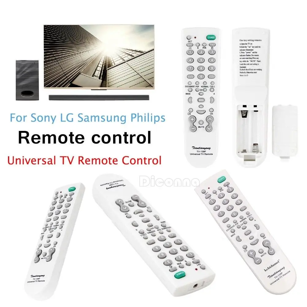 Hot 2019 Universal Replacement TV Remote Control Controller for TV-set Television TV-139F
Hot 2019 Universal Replacement TV Remote Control Controller for TV-set Television TV-139F
