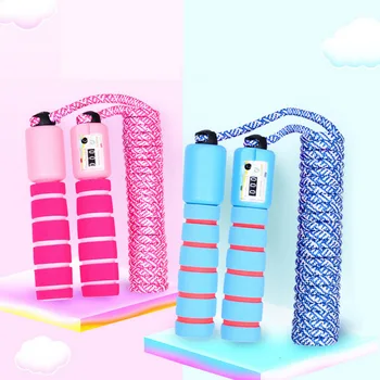 Portable Adjustable Soft Skipping Jump Rope with Counter for Kids Teens Children Adults School Exercise Cardio Fitness Workout 
Portable Adjustable Soft Skipping Jump Rope with Counter for Kids Teens Children Adults School Exercise Cardio Fitness Workout