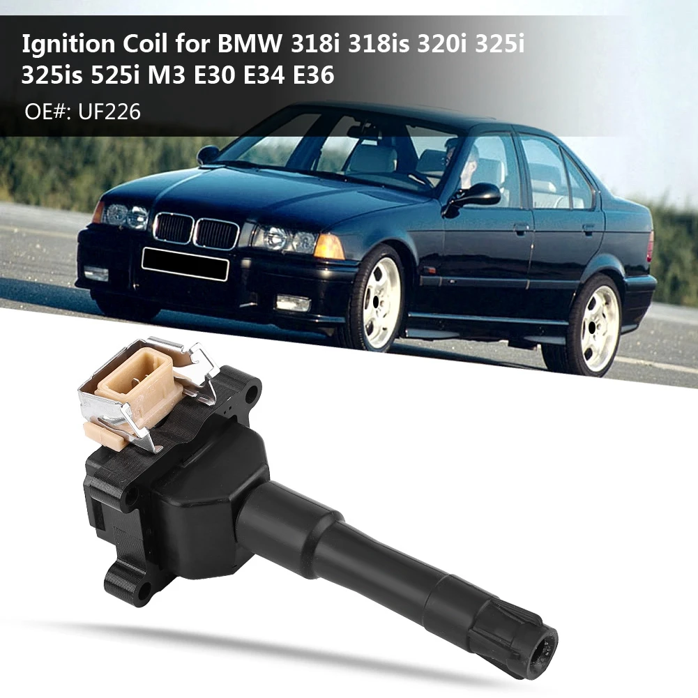 Auto Ignition Coil Pack for BMW 318i 318is 320i 325i 325is 525i M3 E30 E34 E36 90-95 UF226 Auto Ignition Coil
Auto Ignition Coil Pack for BMW 318i 318is 320i 325i 325is 525i M3 E30 E34 E36 90-95 UF226 Auto Ignition Coil