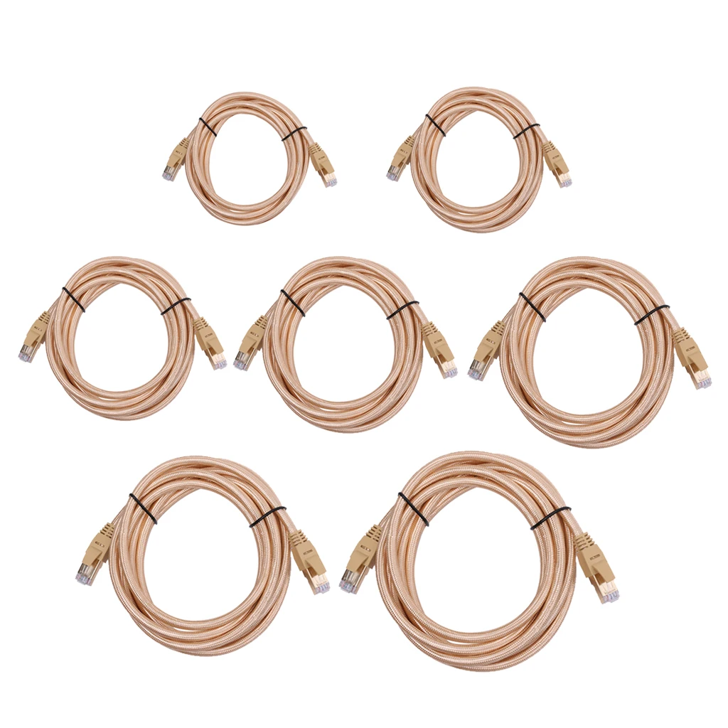 Cat7 Ethernet Patch Cable With Snagless RJ45 Connector Extension Cord speed up to 10Gbps over 100m run of cable 50cm
Cat7 Ethernet Patch Cable With Snagless RJ45 Connector Extension Cord speed up to 10Gbps over 100m run of cable 50cm