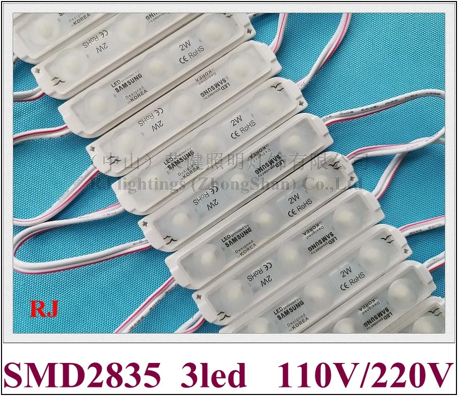 AC110V/AC220V input injection LED module for sign letter 78mm(L)*18mm(W) SMD 2835 3 LED 2W Double-sided PCB super quality
AC110V/AC220V input injection LED module for sign letter 78mm(L)*18mm(W) SMD 2835 3 LED 2W Double-sided PCB super quality