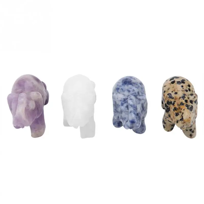 2 inch Natural Jade Carved Elephant Crystal Figurine Home Decoration Furnishing Article Crystal Jade Ornament Carve
2 inch Natural Jade Carved Elephant Crystal Figurine Home Decoration Furnishing Article Crystal Jade Ornament Carve