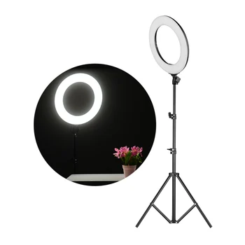 Andoer 14 Inch LED Video Ring Light Studio Lamp Photography Lights 3200-7000K Color Temperature with Tripod Stand Carry Bag
Andoer 14 Inch LED Video Ring Light Studio Lamp Photography Lights 3200-7000K Color Temperature with Tripod Stand Carry Bag