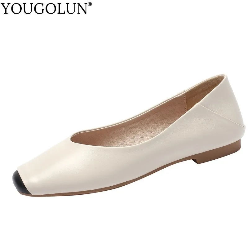 Women Genuine Cow Leather Loafers Flat Shoes Spring 2019 Ladies Casual Flats Fashion Woman Beige Apricot Square Toe Shoes C062
Women Genuine Cow Leather Loafers Flat Shoes Spring 2019 Ladies Casual Flats Fashion Woman Beige Apricot Square Toe Shoes C062