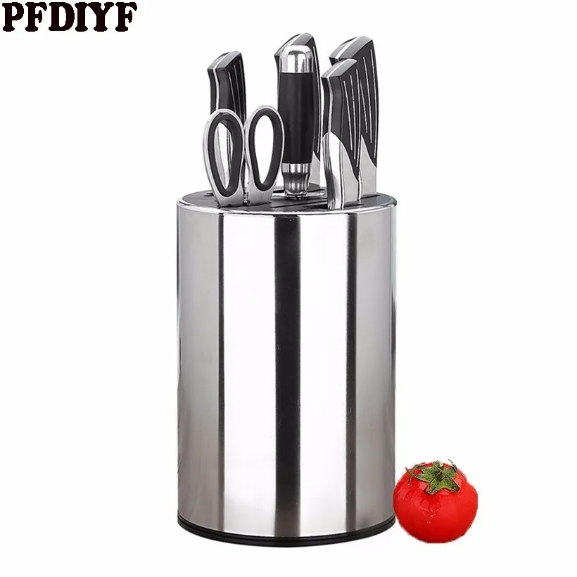 New 304 Stainless Steel Kitchen Knife Holder Rack Creative Household Storage Knife Rack Multi-function Insert Knifes Holder
New 304 Stainless Steel Kitchen Knife Holder Rack Creative Household Storage Knife Rack Multi-function Insert Knifes Holder