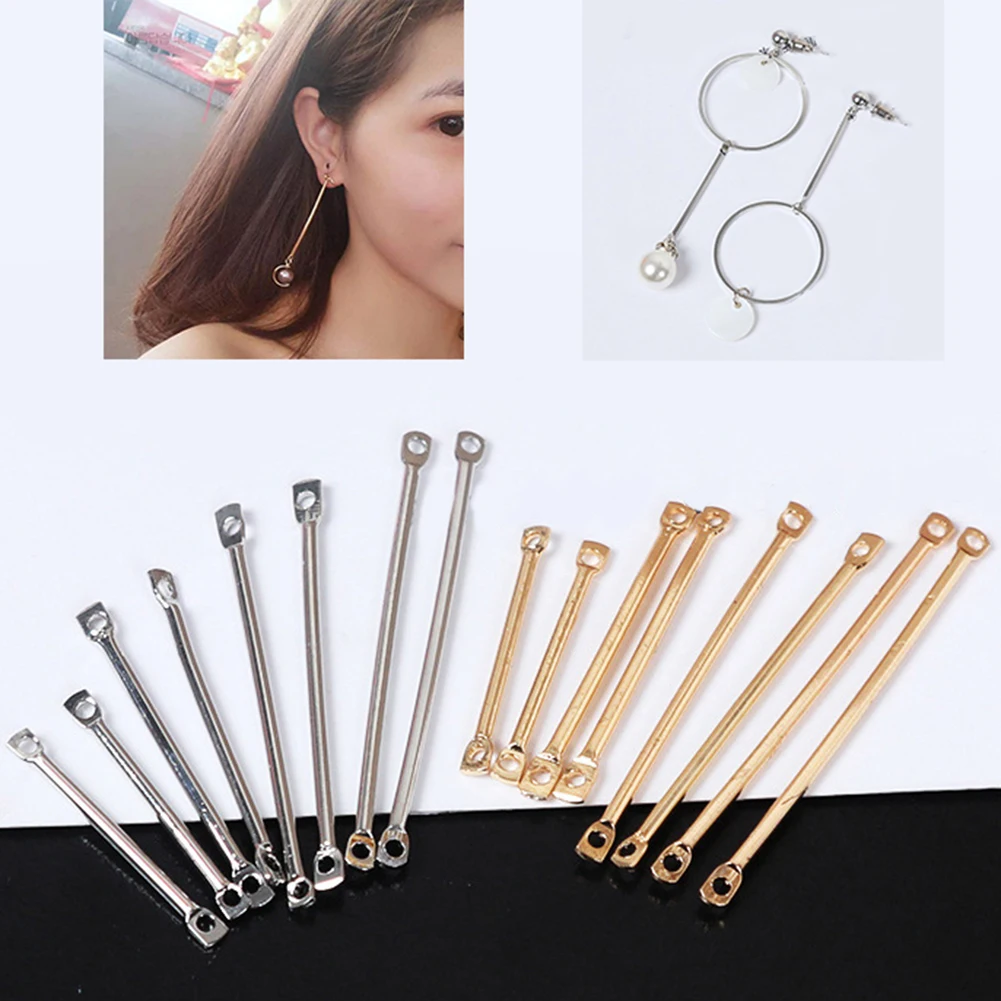 New Double Cylinder Connecting Rod Metal Earrings Accessories For Jewelry DIY Handmade Tassel Gold Silver Jewelry Making Finding
New Double Cylinder Connecting Rod Metal Earrings Accessories For Jewelry DIY Handmade Tassel Gold Silver Jewelry Making Finding