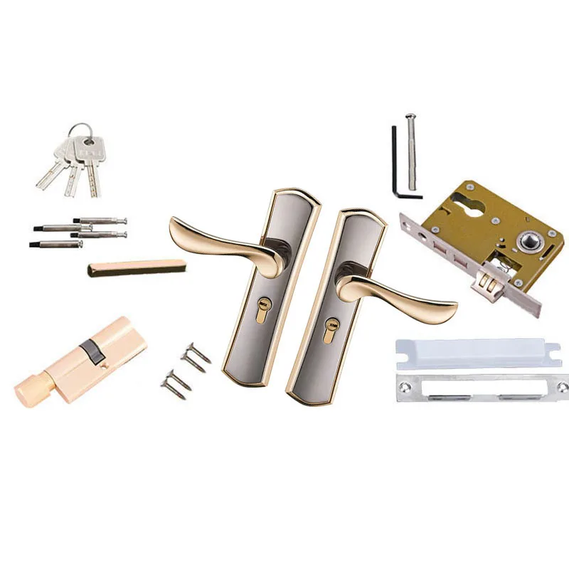 1 set Durable Door Handle Lock Alloy Sliding Door Lock Handle Keyed Door Security Latch Home Security Locks with Keys
1 set Durable Door Handle Lock Alloy Sliding Door Lock Handle Keyed Door Security Latch Home Security Locks with Keys