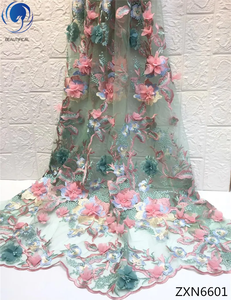 BEAUTIFICAL french tulle lace fabrics 3d flower laces fabrics african lace with beads for women dress 5yards/lot ZXN65
BEAUTIFICAL french tulle lace fabrics 3d flower laces fabrics african lace with beads for women dress 5yards/lot ZXN65