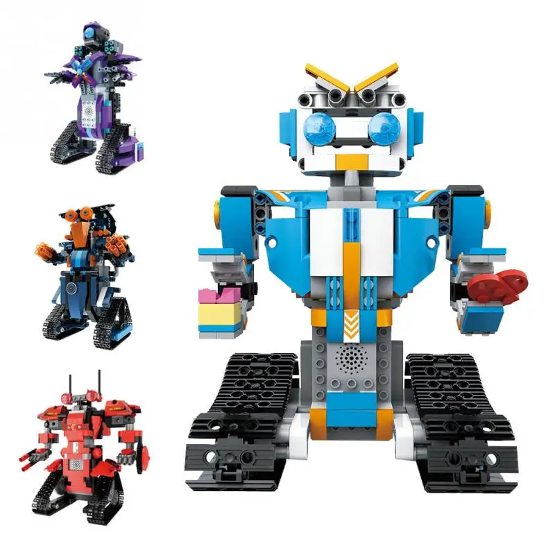 Newest 2.4GHz 4 Channels Remote Control Building Block DIY Electric Robot Toys for Children Birthday Gifts RC Robot Toy
Newest 2.4GHz 4 Channels Remote Control Building Block DIY Electric Robot Toys for Children Birthday Gifts RC Robot Toy
