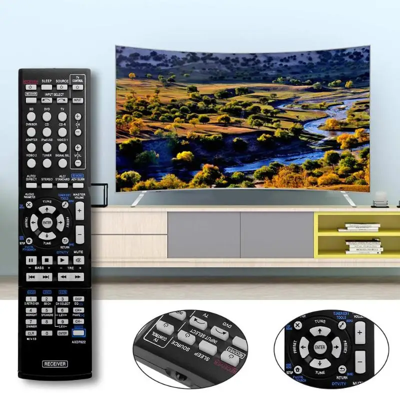 AXD7622 Mini TV Replacement Remote Controller for Pioneer VSX-521 AXD7660 VSX-422-K AXD7662
AXD7622 Mini TV Replacement Remote Controller for Pioneer VSX-521 AXD7660 VSX-422-K AXD7662