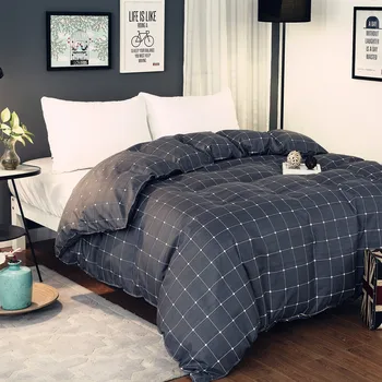 Simple Gray Black Plaid Pattern Polyester Bedding 1 Piece Duvet Cover With Zipper Quilt Or Comforter Or Blanket Case 34
Simple Gray Black Plaid Pattern Polyester Bedding 1 Piece Duvet Cover With Zipper Quilt Or Comforter Or Blanket Case 34