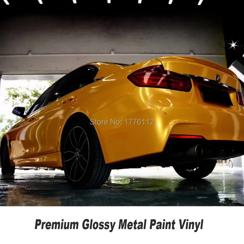 Premium series glossy wrapping film deep yellow Metal paint vinyl for High end car Customer feedback picture
Premium series glossy wrapping film deep yellow Metal paint vinyl for High end car Customer feedback picture