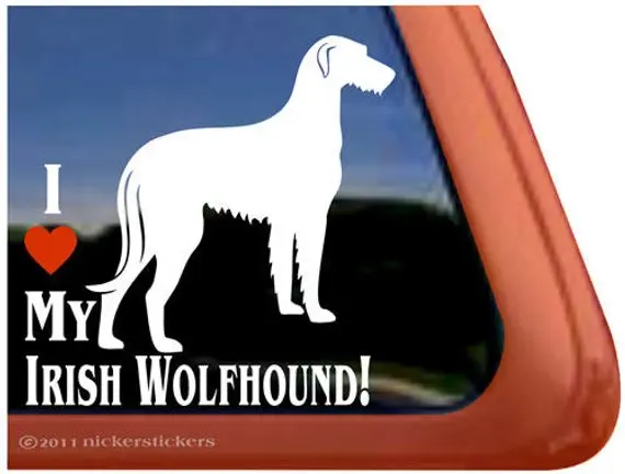 I Love My Irish Wolfhound! Adhesive Irish Wolfhound Dog Vinyl Window Decal Sticker waterproof car stickers car accessories
I Love My Irish Wolfhound! Adhesive Irish Wolfhound Dog Vinyl Window Decal Sticker waterproof car stickers car accessories