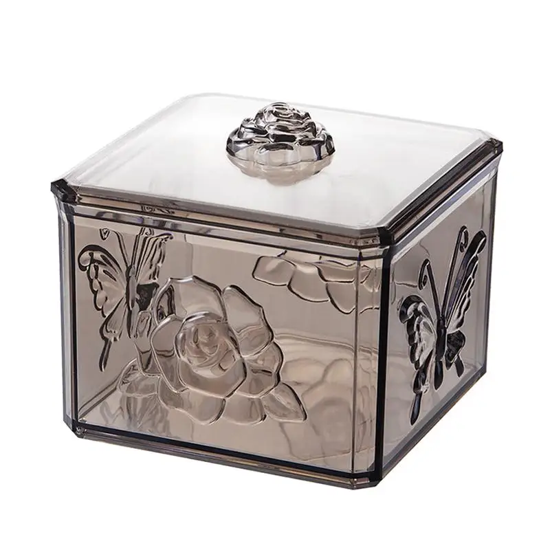 Clear Cotton Swab Box Cotton Pads Holder Dispenser Makeup Organizer Box Cosmetics Lipstick Brushes Container with Dustproof Lid
Clear Cotton Swab Box Cotton Pads Holder Dispenser Makeup Organizer Box Cosmetics Lipstick Brushes Container with Dustproof Lid