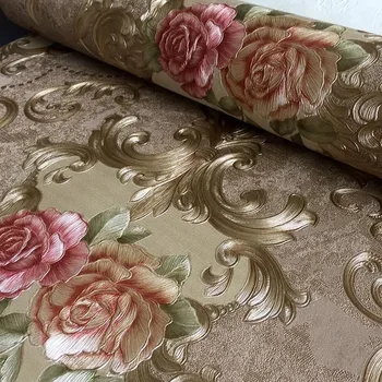 European Style Pvc Waterproof Wallpaper Living Room Bedroom Background Flower Wall Paper Roll Blue Coffee
European Style Pvc Waterproof Wallpaper Living Room Bedroom Background Flower Wall Paper Roll Blue Coffee