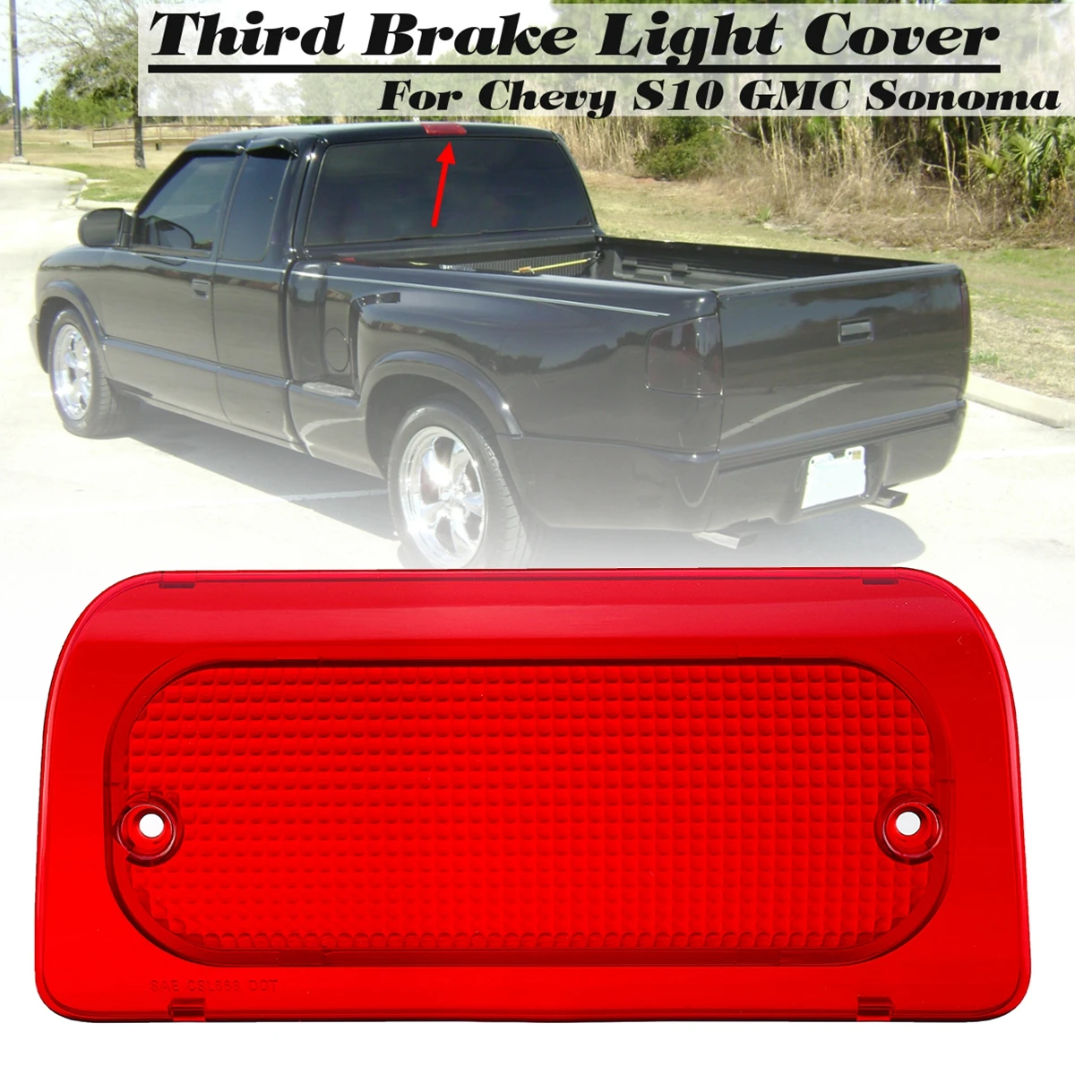 New Brake Light Lens Cover 16520296 For Chevy S10 for GMC Sonoma 1994 1995 96 1997 1998-2004 Regular Cab or Crew Cab Car-styling
New Brake Light Lens Cover 16520296 For Chevy S10 for GMC Sonoma 1994 1995 96 1997 1998-2004 Regular Cab or Crew Cab Car-styling