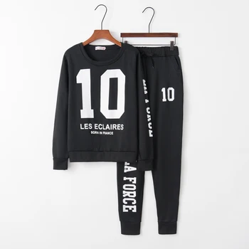 2017 New Print Women's Tracksuits V-Neck Set Suits For Women hoodies sweatshirt for women long pants lady female 10 Letter print
2017 New Print Women's Tracksuits V-Neck Set Suits For Women hoodies sweatshirt for women long pants lady female 10 Letter print