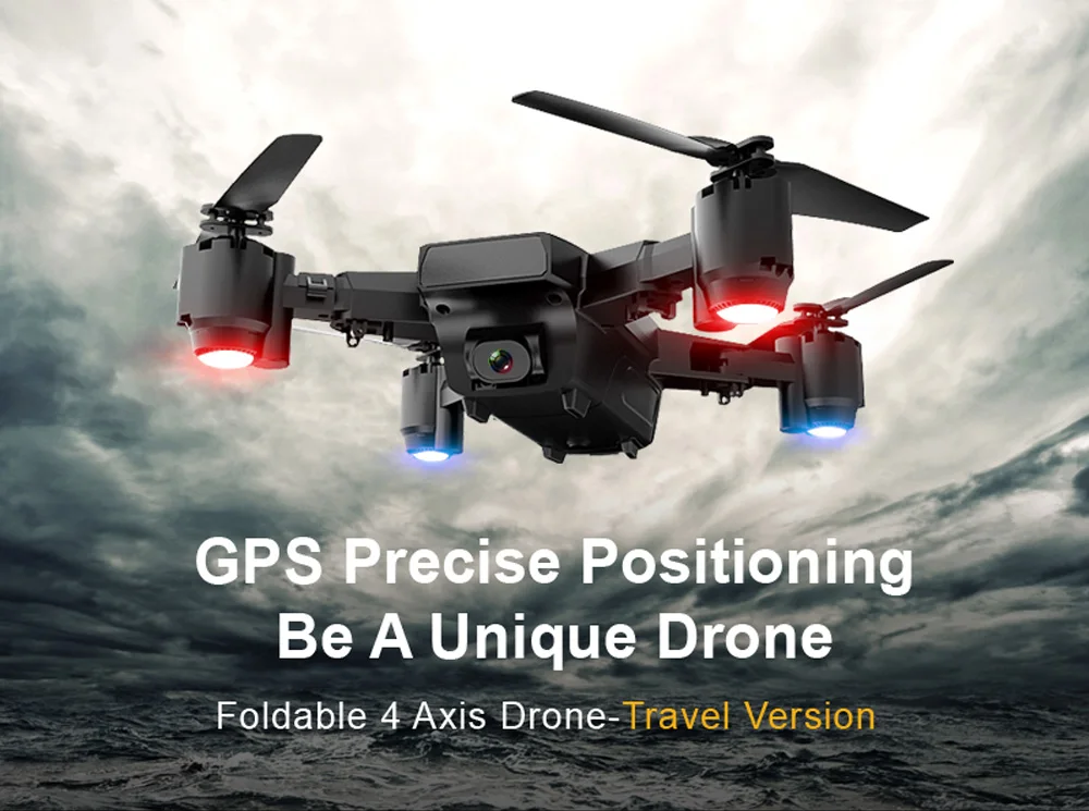 

Kidstime Foldable GPS 5G RC Drone With 5.0MP HD Camera Aerial Photography GPS Poistioning Quadcopter Toys