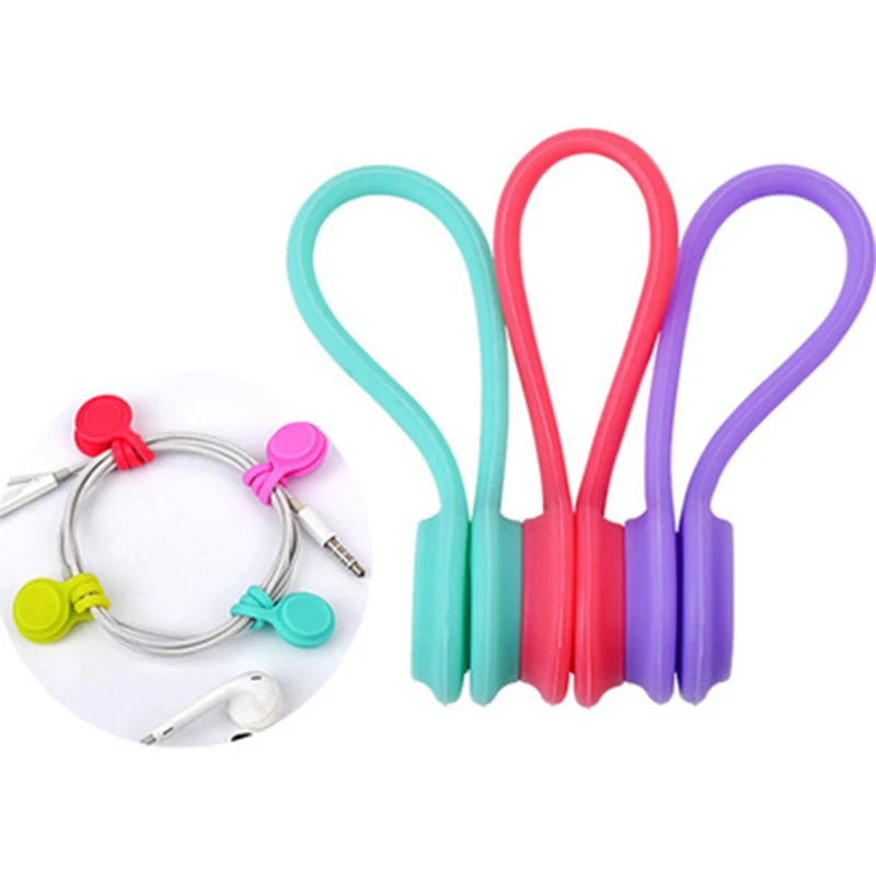 3PCS Soft Silicone Magnetic Cable Winder Organizer Cord Earphone Storage Holder Clips Cable Winder For Earphone For Data Cable
3PCS Soft Silicone Magnetic Cable Winder Organizer Cord Earphone Storage Holder Clips Cable Winder For Earphone For Data Cable