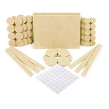 124 pcs-60 Self Stick Furniture Felt Pads For Hardwood Floors&64 Noise Dampening Rubber Bumper Pads
124 pcs-60 Self Stick Furniture Felt Pads For Hardwood Floors&64 Noise Dampening Rubber Bumper Pads