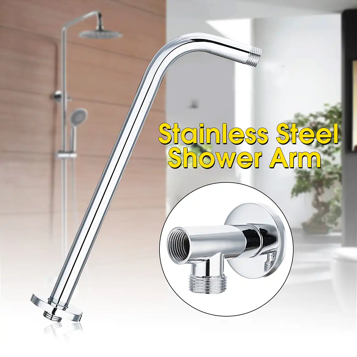 Xueqin 1pcs G1 2 30mm Shower Arm Shower Fixed Pipe Wall Ceiling