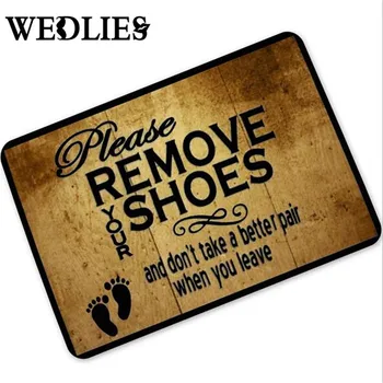 Please Remove Your Shoes Doormat Carpet Polyester Outdoor Rubber Non Slip Floor Mat Rug Home Living Room Bathroom Decoration
Please Remove Your Shoes Doormat Carpet Polyester Outdoor Rubber Non Slip Floor Mat Rug Home Living Room Bathroom Decoration